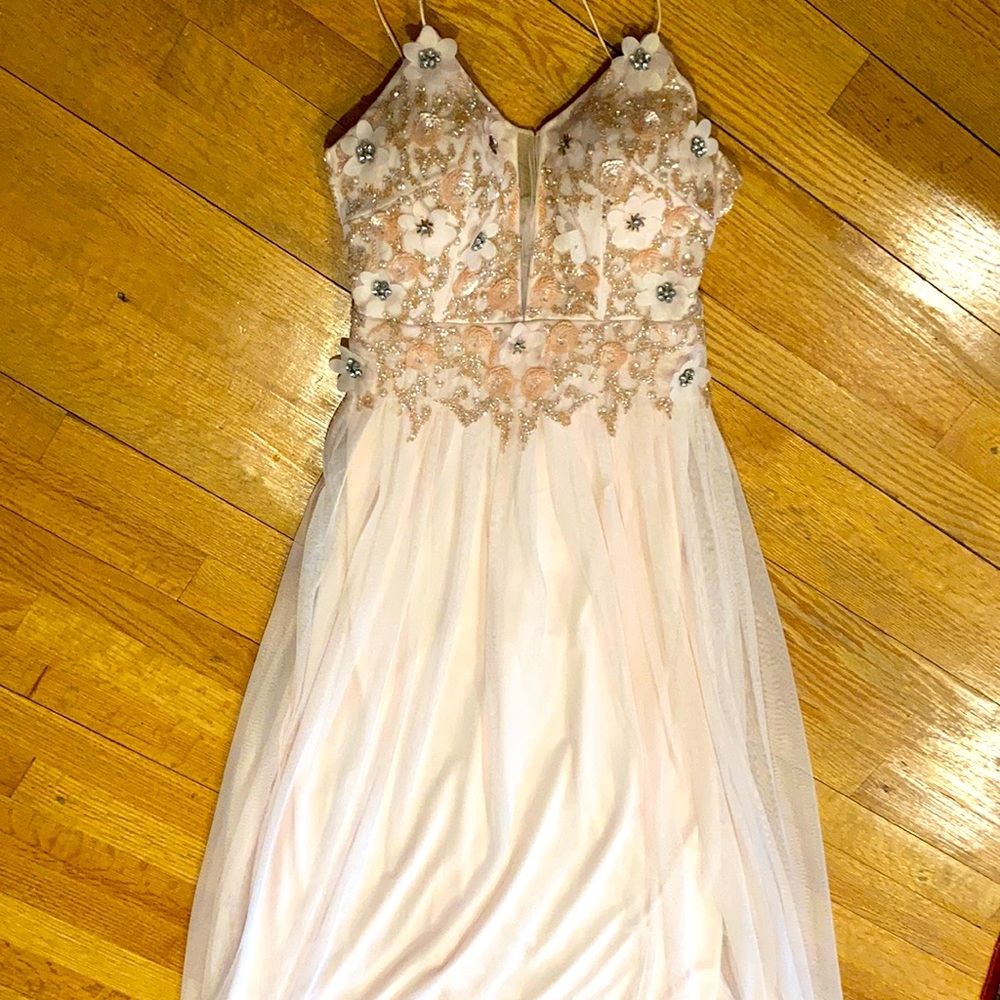 Pink peach beautiful evening dress💗💗